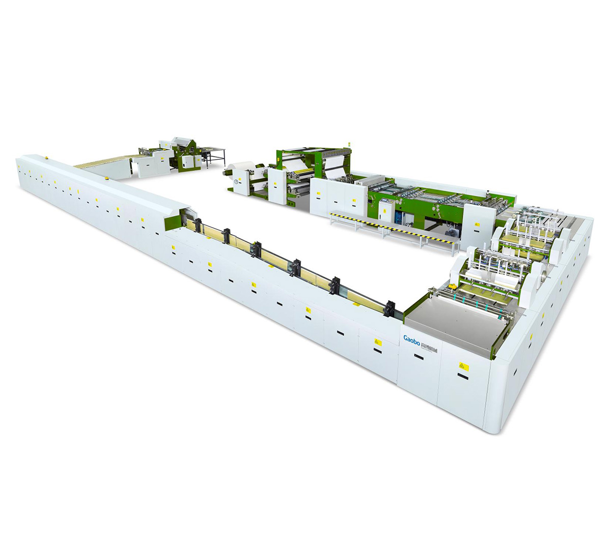 GB--NB-1300-785 卷筒纸高速柔印无线冷胶装订联动生产线