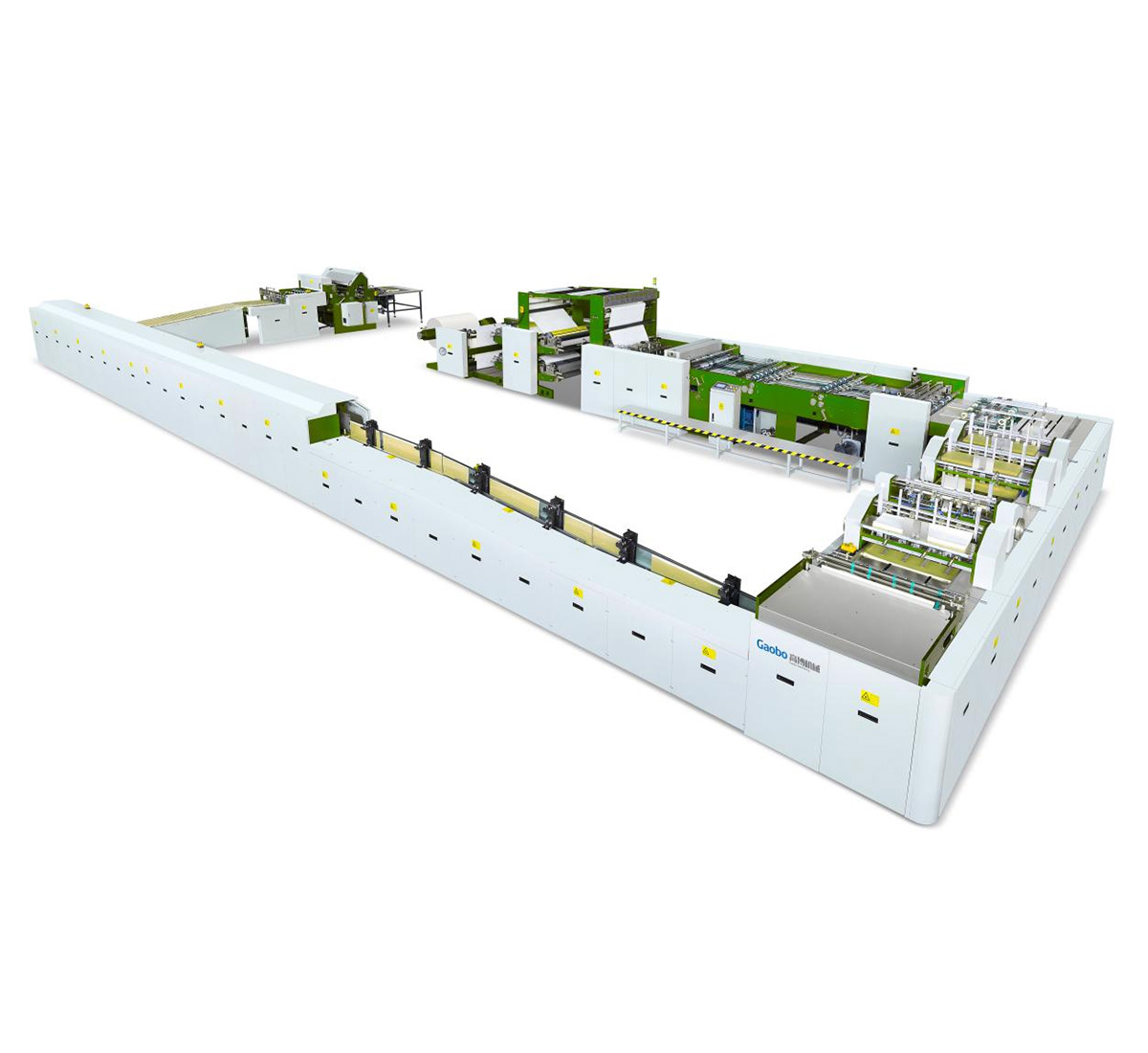 GB--NB-1300-780 卷筒纸高速柔印无线冷胶装订联动生产线