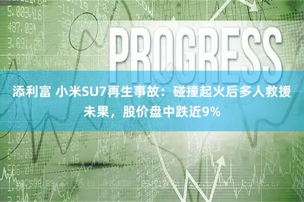 添利富 小米SU7再生事故：碰撞起火后多人救援未果，股价盘中跌近9%