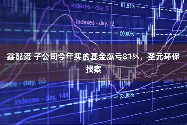 鑫配资 子公司今年买的基金爆亏81%，圣元环保报案