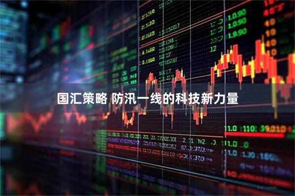 国汇策略 防汛一线的科技新力量